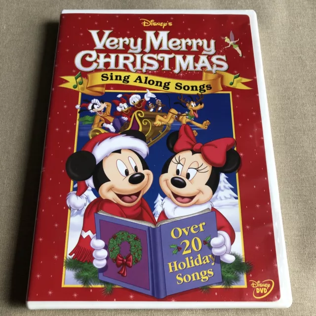 DISNEY'S VERY MERRY Christmas: 22 Sing Along Songs (DVD 2002) Animated ...