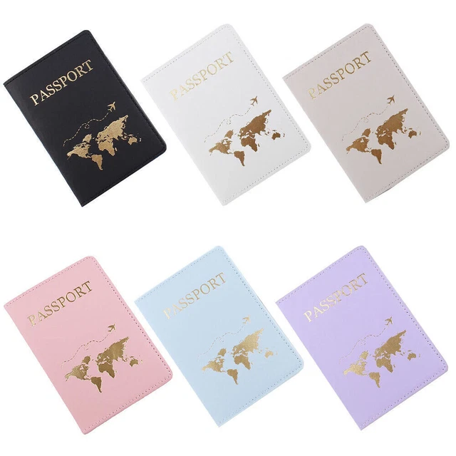 Passport Cover Protector Leather ID Case Card Holder Travel Wallet Accessories