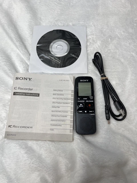 Sony ICD-PX312 2GB Digital Voice Recorder - Black