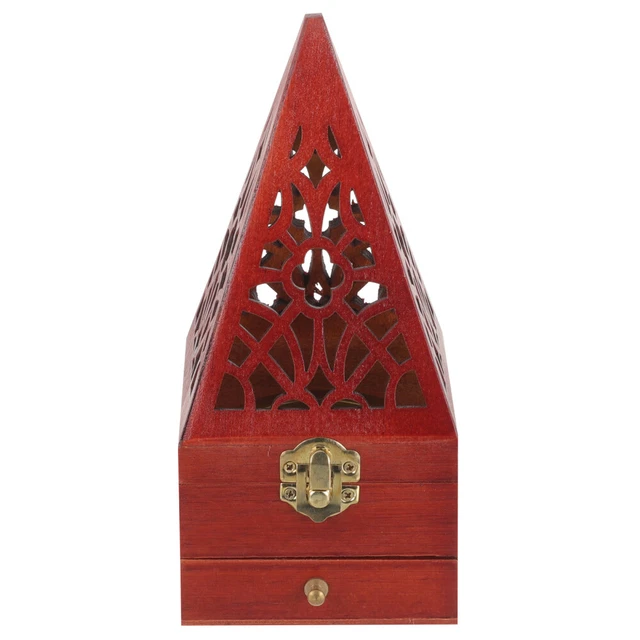 Design del cassetto Pyramid Incenso Burner Desktop Burner Burner Ornamento