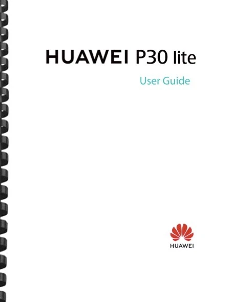 Huawei P30 Lite Cell Phone USER GUIDE OWNER'S MANUAL