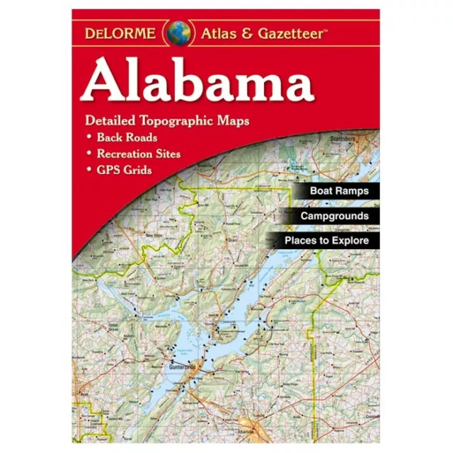 Delorme Alabama Topographical Road Atlas & Gazetteer