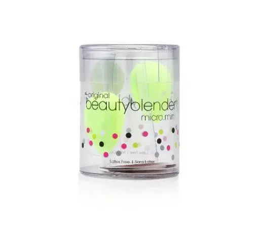 ⭐️ BEAUTY BLENDER MICRO MINI Makeup Sponge lime green tool 2pcs set latex free