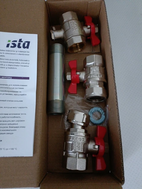 ISTA 18538 WÄRMEZÄHLER Einbauset 110 mm Einbausatz Wärmemengenzähler ...