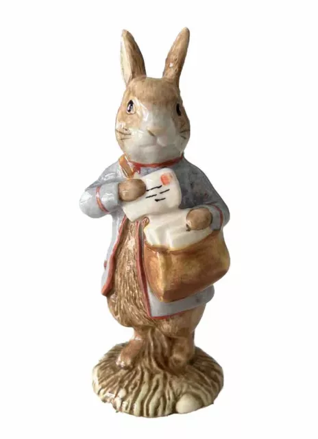 VERY RARE Royal Albert Beatrix Potter - Peter With Postbag 1996 Figurine UK Made
