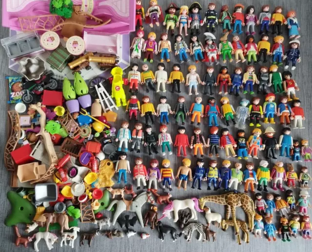 PLAYMOBIL Mixed Job Lot Bundle - People & Animal Figures & Accessories