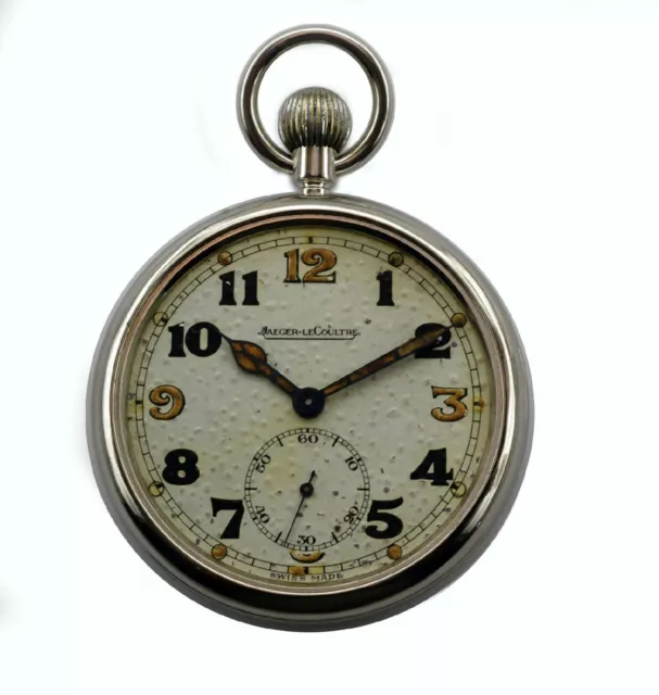ANTIQUE 1930'S JAEGER Le Coultre Royal NAVY Military GS/TP Pocket Watch ...