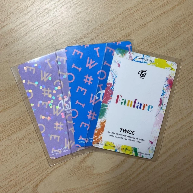 TWICE SANA PHOTOCARD Set Fanfare High-Touch Ticket Edición