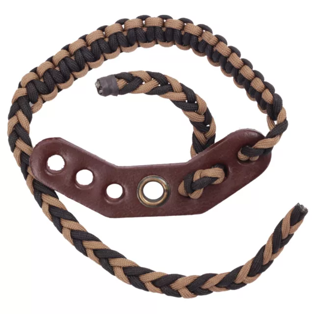 1PCS Brown Bow Sling Paracord Wrist Bow Hunting Target Shooting Leash