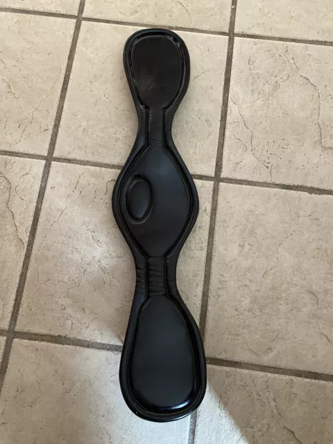 Ledersattelgurt 60 cm, schwarz Sattelgurt Leder Kurzgurt Anatomisch Top 2