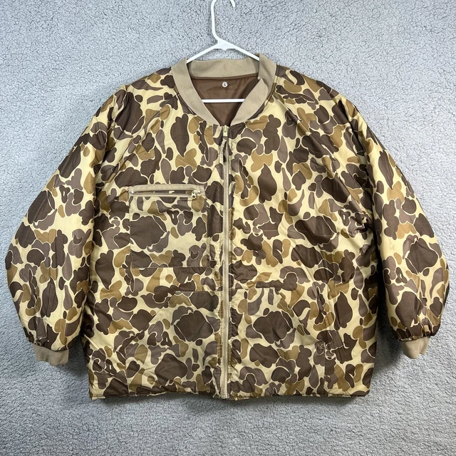 Vintage Gamehide Hunting Jacket Size 2XL Duck Camo Insulated #92 Waterproof USA