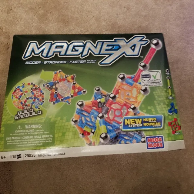 MEGA BLOKS Magnext Set 29825 Ultimate Set 115 Pcs Magnets NEW
