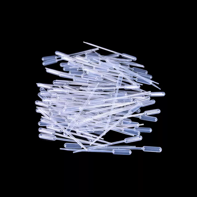 100X 0.5ml Disposable Polyethylene Eye Dropper Set Transfer Graduated Pipe.zy