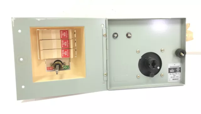 GEC ALSTHOM 63Amp MSS 63 TPN Fused Switch Disconnector 3-Phase 22kW