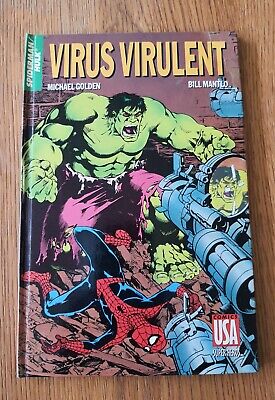 Comic VF Comics USA 1990 / Spider-Man-Hulk_Virus Virulent /coll° super-heros #41