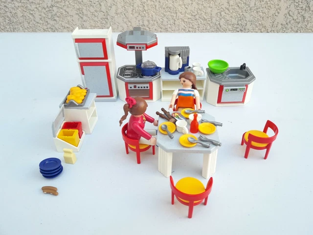 Lot De 3 Paniers Playmobil - Accessoire Alimentation/Ménagère Pour Cuisine - Occasion