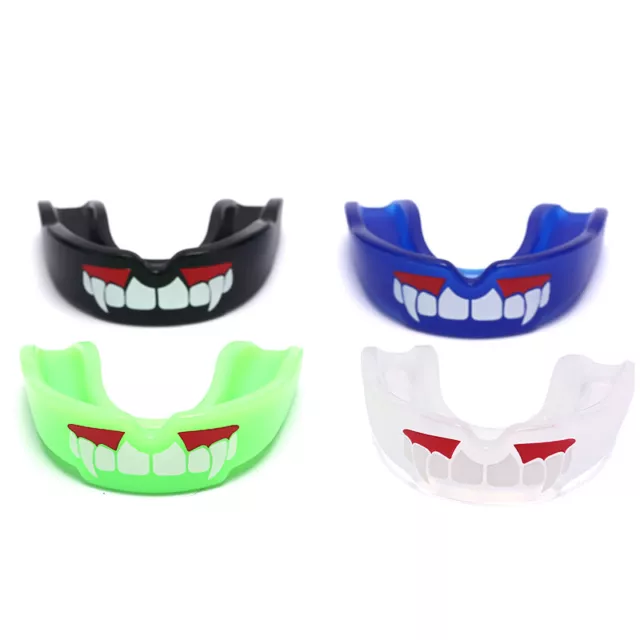 Fang Mouth Guard Gum Shield Muay Thai Boxing Football Basketball Teeth ProtD'EL