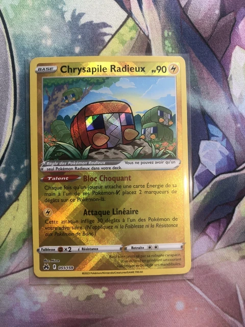 Carte POKEMON - Chrysapile radieux PV90 051/159 - EB12.5 Zénith Suprême - FR /J
