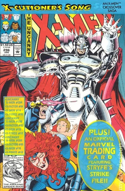 Uncanny X-Men #296P Polybagged NM 1993 Stock Image