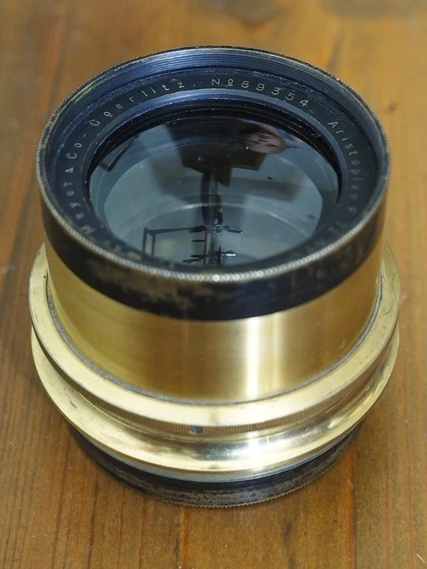 Hugo Mayer ＆Co-Goerlitz　Aristoplanat F:7.7 No.6 F=210ｍｍ/希少*珍品*アンティーク Vintage Hugo Meyer Goerlitz Aristostigmat Lens