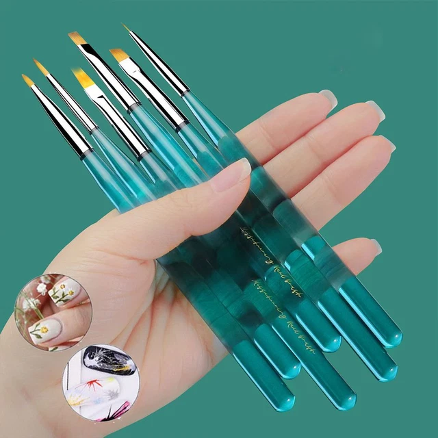 Zeichnung Kristall Acryl Nagel-Kunst-Stift Färben Kristall Aurora Design