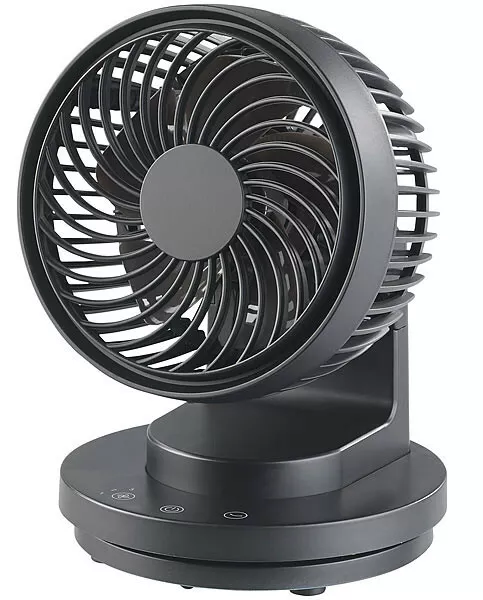 Ventilateur de table USB 5 W à 3 niveaux de vitesse et oscillation VT-120.T - S