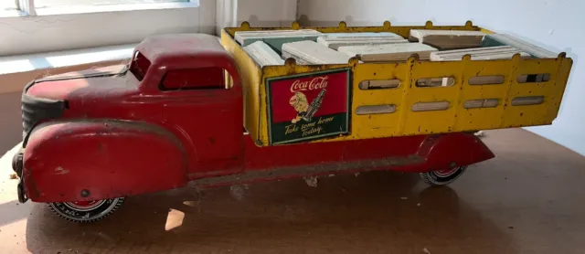 Louis Marx & Co. Coca Cola Sprite Boy Pressed Steel Truck