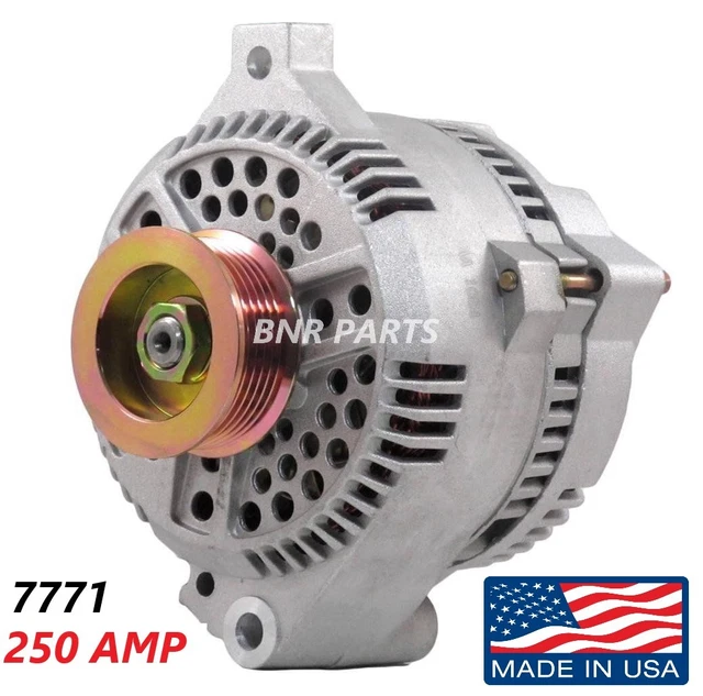 250 AMP 7771 Alternator Ford Mustang Mercury High Output Performance HD