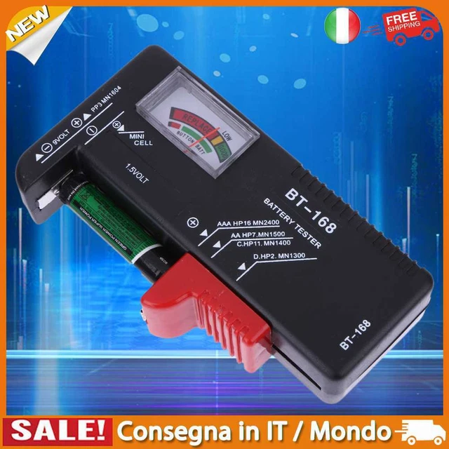 IT Universal Digital Battery Tester Volt Checker for Multi Size Voltage Meter