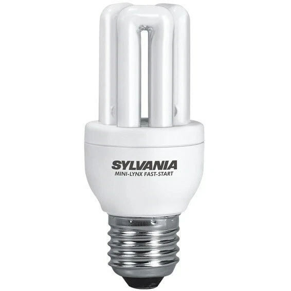 AMPOULE SYLVANIA E27 8W/40W Néon 3 Tuyaux Froide Mini Linx Fast Start