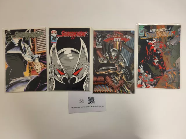 4 cómics de imagen #1 Shadowhawk + #2 3 Shadowhawk II + #1 Shadowhawk III 60 TJ6