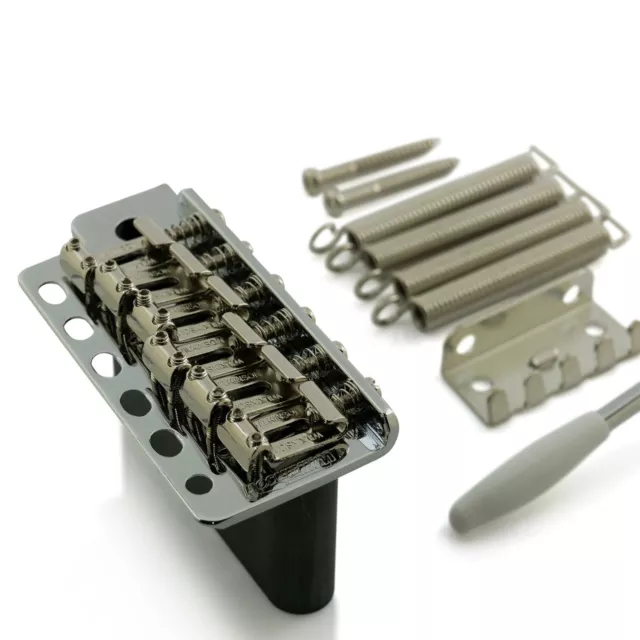 Wilkinson WV6 Stratocaster Compatible Tremolo Bridge - Steel Block- Chrome