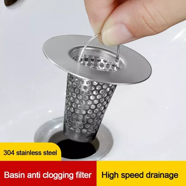 With Handle Drain Filter Waste Catcher  Kitchen Bathroom Accessories