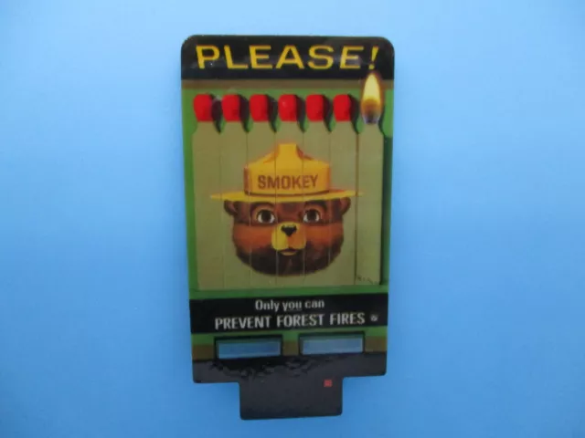 Miller Engineering N/Ho Scale Neon Sign -"Smokey The Bear" Limited Edition! New!