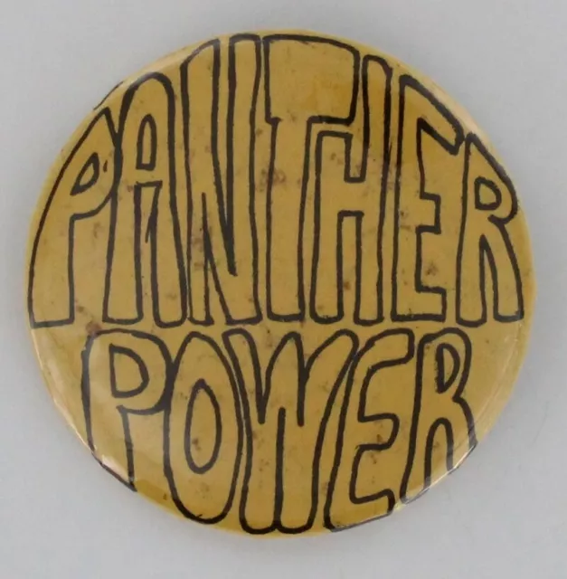 Black Panther Party 1970 Detroit Chapter DPD Protest Pin Civil Rights 15 P671