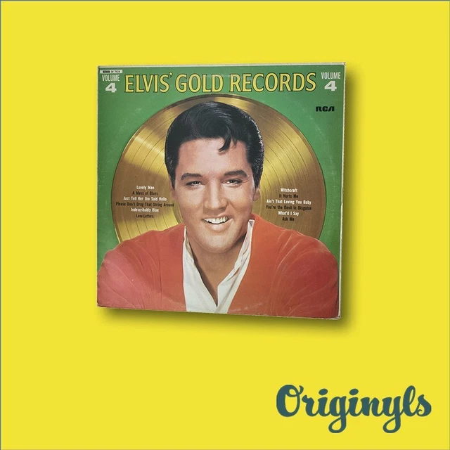 ELVIS PRESLEY ELVIS' Gold Records Vol 4 1977 RCA Records SF7924 Vinyl ...