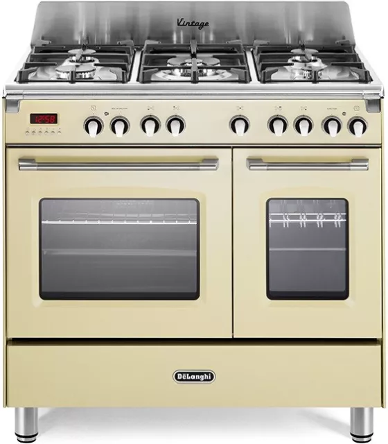 Delonghi Mem965Tbxed Cucina 5 Fuochi Forno Elettrico 8 Funzioni Beige