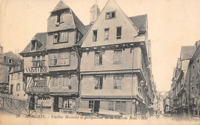 CPA MORLAIX Vieilles Maisons, the Pont d'Aiguillon and the Silver Tower (139778)