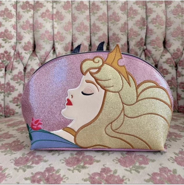 Disney Danielle Nicole Sleeping Beauty/Maleficent Zip Cosmetic Bag
