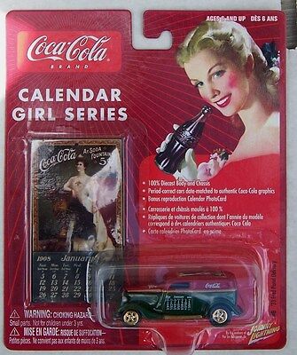 CocaCola Johnny Lightning Calendar Girl Series #6 '33 Ford Delivery 1:64 scale