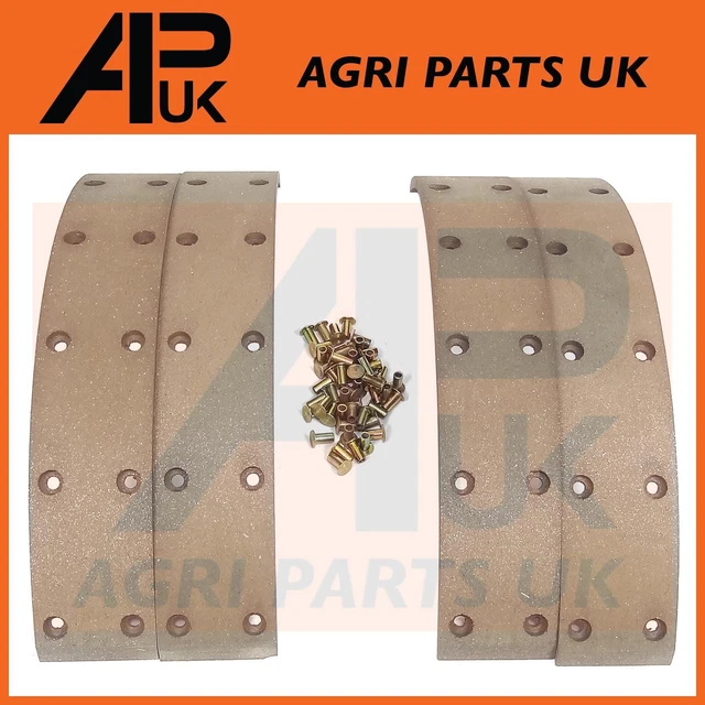 BRAKE LINING KIT + Rivet for Massey Ferguson TE20 20 TEA TED TEF TEA20