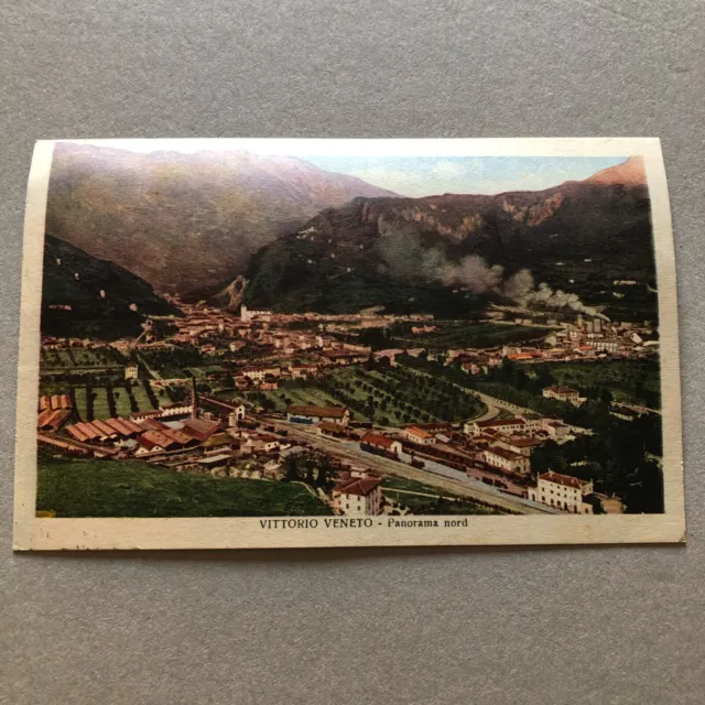 B) Cartolina formato piccolo Vittorio Veneto Treviso 1938