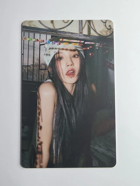 YUQI (G)I-DLE 6TH Mini Album I Feel Cat Pocaalbum Official PVC QR Card
