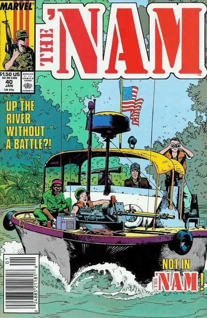 Nam, The #40 (Newsstand) VF; Marvel | Vietnam War comic - we combine shipping