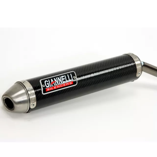 Silenziatore Carbonio 2T Giannelli Per Beta Rr 50 Enduro / Motard 2012 > 2016