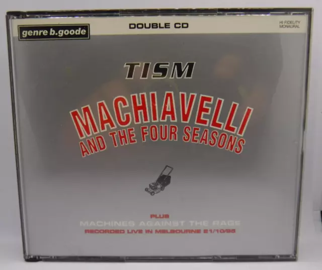 TISM - MACHIAVELLI And The Four Seasons Cd ~ Australian Rock