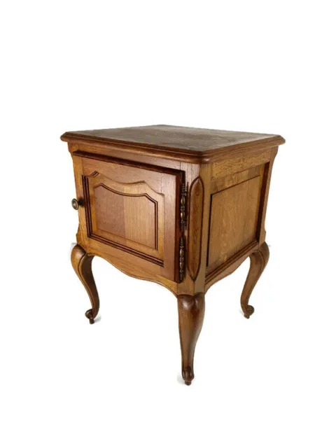 Nightstand End table Dresser 50s Wood Vanity Cabinets Louis XVI style Louis XV M