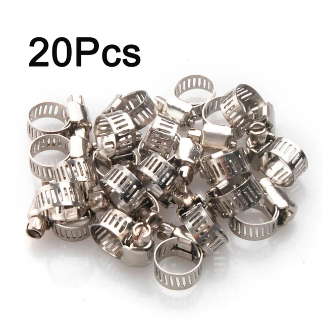 Set Riparazione Tubi – 4 Fascette Stringitubo In Acciaio Inox 304 E 2 Adattatori In PP – Per Giardino, Laghetto E Piscina (32mm)
