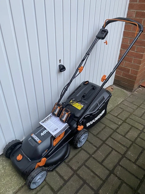 Worx wg779e cordless lawn mower deals