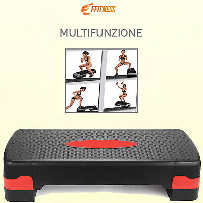 FITFIU Stepper aerobica FITFIU step fitness altezza regolabile allenamento a casa 